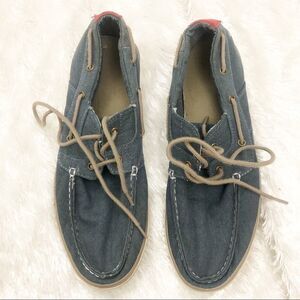 Original Penguin Slip on lace Jean tennis shoes size 8.5